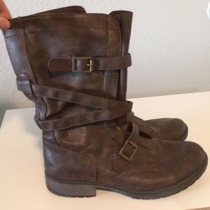 Brown madden girl boots
